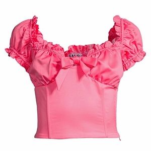 I.AM.GIA Naomi Bustier Top, Hot Pink, Sz. M